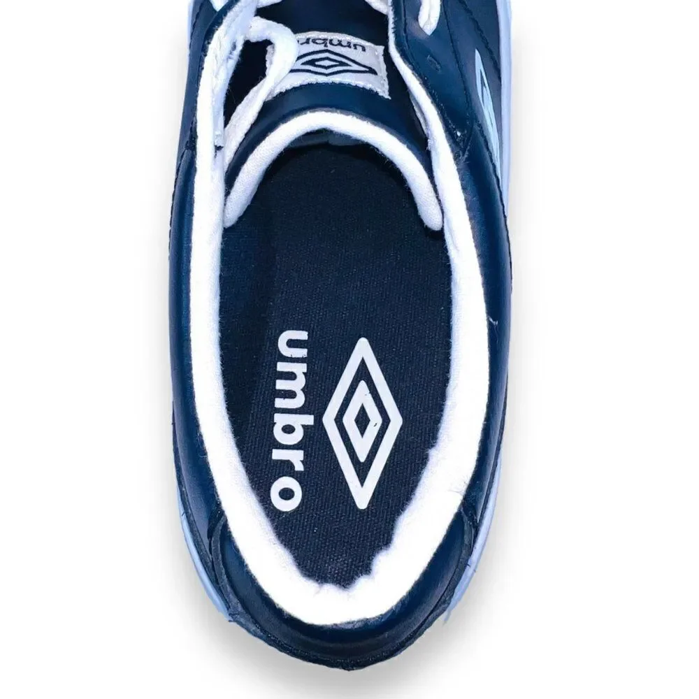 Umbro Brooklyn Leather Casual Shoes Navy / White UML1002SL Men's 8‎